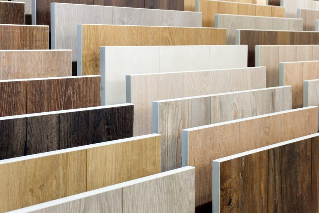 Echantillons de sols stratifiés bois et carrelage – Caen